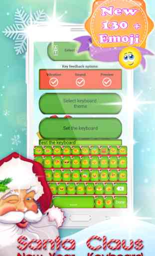 Santa Claus New Year Keyboard 1