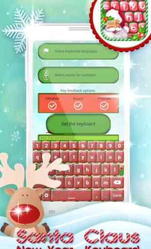 Santa Claus New Year Keyboard 2