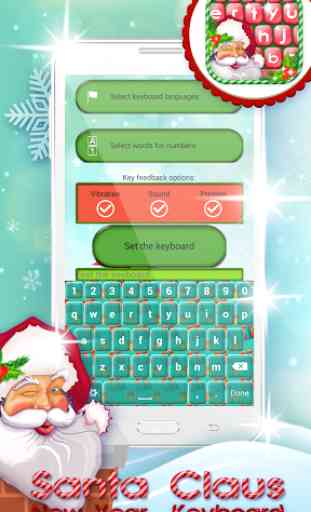 Santa Claus New Year Keyboard 3