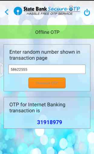 State Bank Secure OTP 4