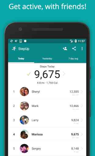 StepUp Pedometer Step Tracker 1