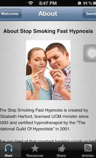 Stop Smoking Fast Hypnosis App 2