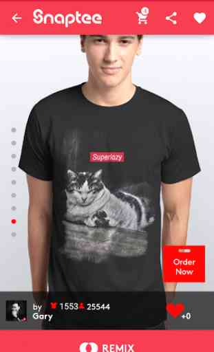 T-shirt design - Snaptee 1