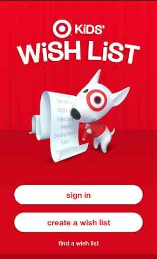 Target Kids' Wish List 1