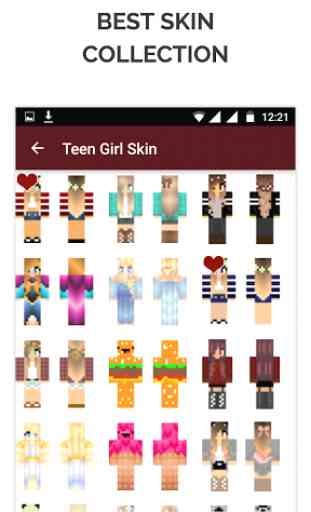 Teen Skins for Minecraft PE 2