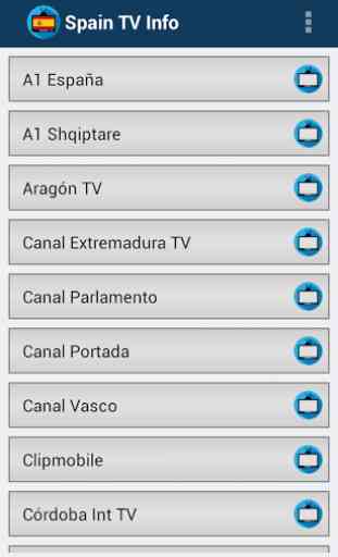 TV Spain Online Info Channels 1