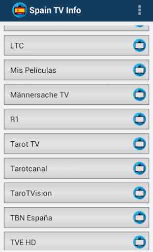 TV Spain Online Info Channels 3