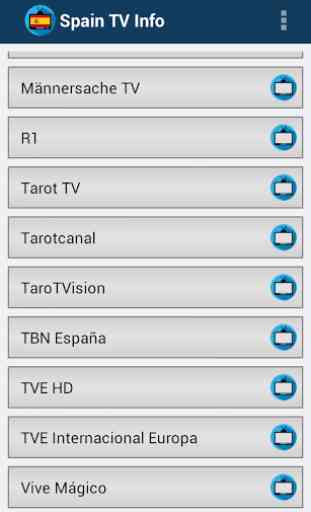 TV Spain Online Info Channels 4