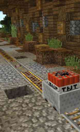 War of the Wagon map for MCPE 4