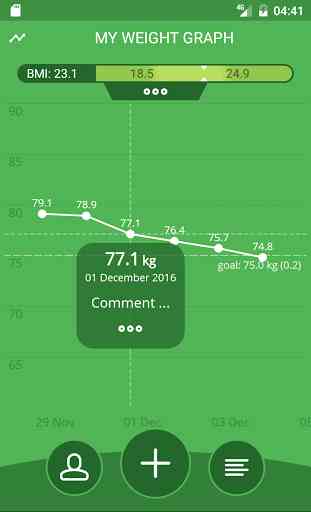 Weight Loss Tracker, BMI 3