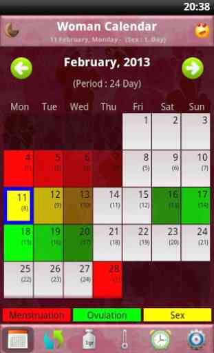 Woman Calendar/Period Tracker 1