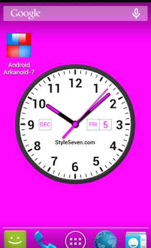 Analog Clock Widget Plus-7 2