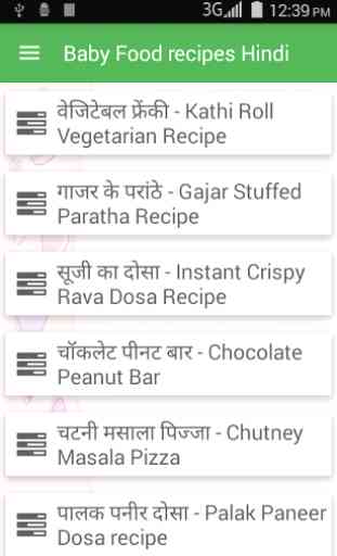 Baby Food recipes Hindi 1