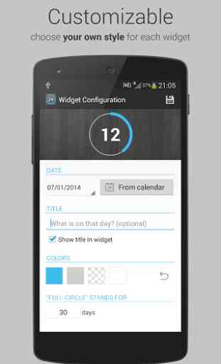 Countdown Days - App & Widget 3