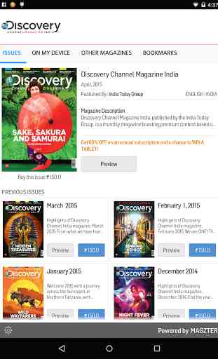 Discovery Channel Magazine 1