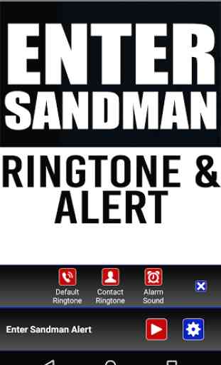 Enter Sandman Ringtone & Alert 2