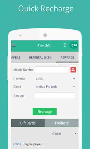 Free 3G Mobile data recharge 4
