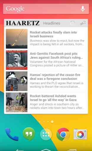 Haaretz Widget - News RSS 1