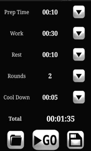 HIIT interval training timer 1