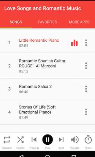 Love Songs and Romantic Music 1