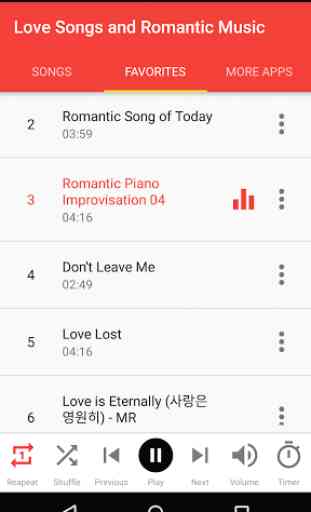 Love Songs and Romantic Music 4