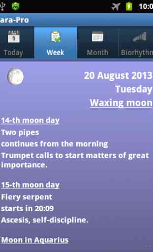 Lunar calendar Dara-Pro 1