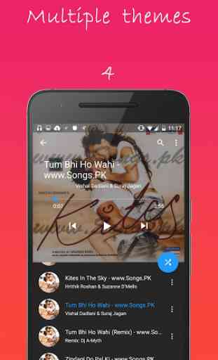 Material Music player 4