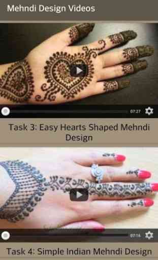 Mehndi Design Videos 3