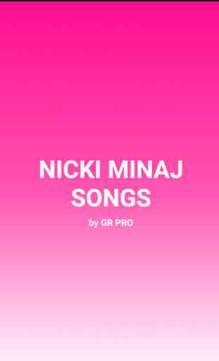 NICKI MINAJ SONGS BEST MUSIC 1