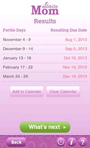 Ovulation Calendar & Fertility 2