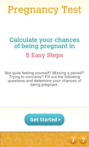 Pregnancy Test & Symptom Quiz 1