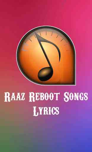 Raaz Reboot Songs Lyrics 1