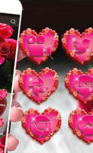 Red Rose Theme Love Valentine 1