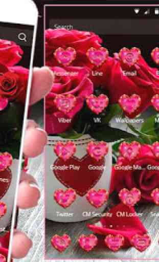 Red Rose Theme Love Valentine 2