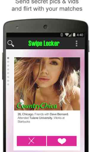SwipeLocker Free Dating App 4