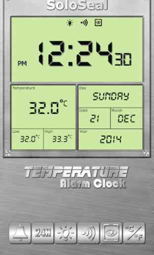 Temperature Alarm Clock 2