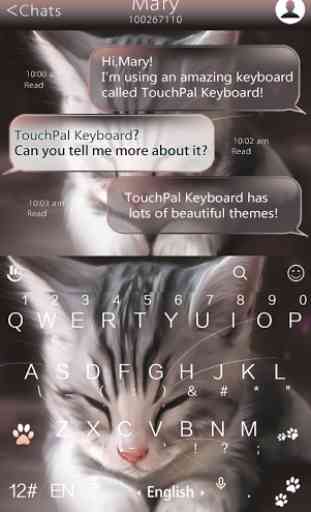TouchPal Cats Keyboard Theme 2