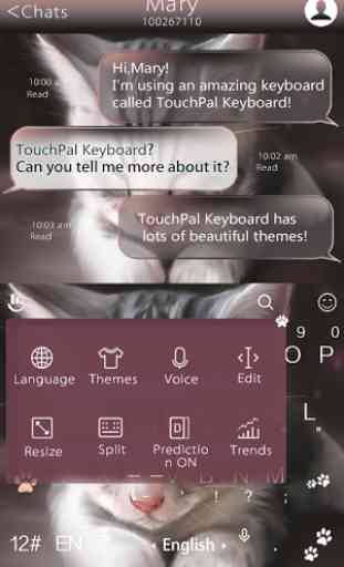 TouchPal Cats Keyboard Theme 4