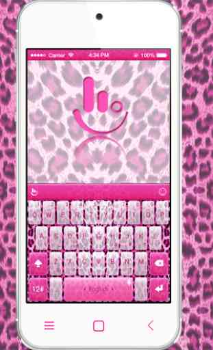 TouchPal Pink Sexy Keyboard 1