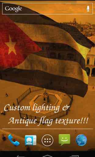3D Cuba Flag Live Wallpaper 4