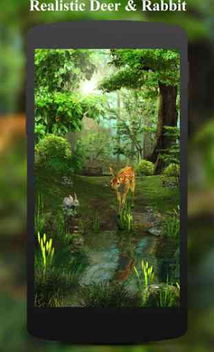 3D Deer-Nature Live Wallpaper 3