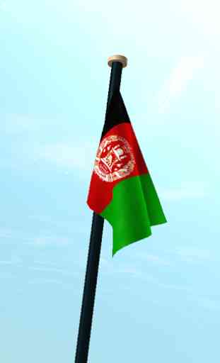 Afghanistan Flag 3D Free 3