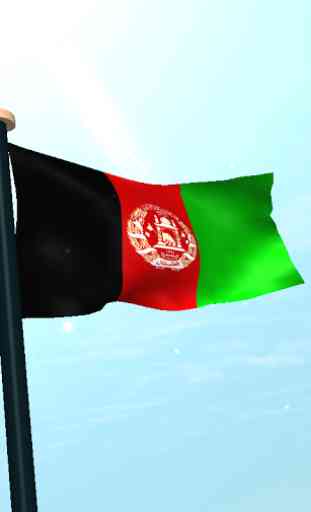 Afghanistan Flag 3D Free 4