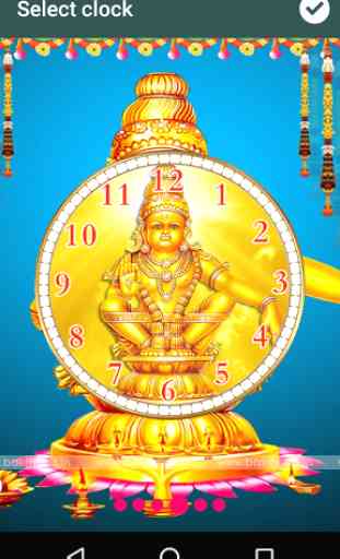 Ayyappa Clock Live Wallpaper 4