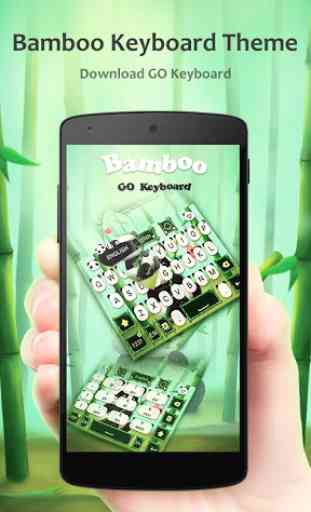 Bamboo GO Keyboard Theme Emoji 1