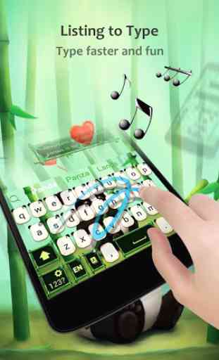 Bamboo GO Keyboard Theme Emoji 3