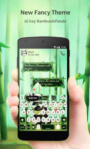 Bamboo GO Keyboard Theme Emoji 4