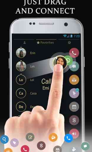 Black Gold Contacts & Dialer 3