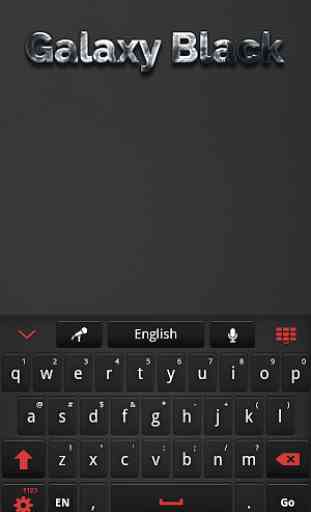 Black Keyboard for Galaxy 1
