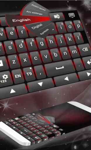 Black Red Keyboard 1